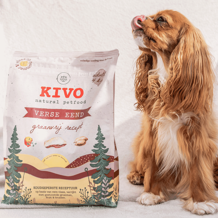KIVO Fresh Duck – Bezzbożowa Sucha Karma z Kaczką dla Psa Tłoczona na Zimno 4kg