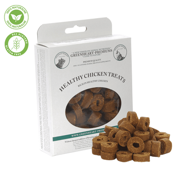 Greenheart Healthy Chicken Treats - 100% Naturalne Bezglutenowe Przysmaki z Kurczakiem dla Psa 150g