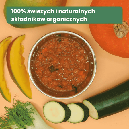 AniForte ® BIO Barf-Püree - Ekologiczne Puree z Kopru Włoskiego i Mango dla Psa 100% Naturalne 150g