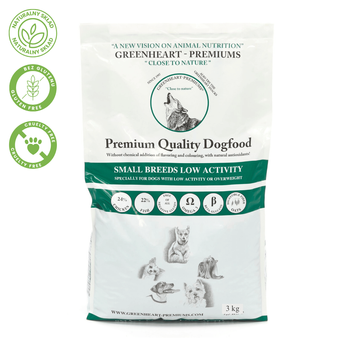 Greenheart Small Breeds Low Activity –Bezglutenowa Karma Sucha z Kurczakiem i Rybą dla Małych Psów z Niską Aktywnością lub Nadwagą 3kg
