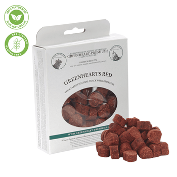 Greenheart Greenhearts Red – 100% Naturalne Bezglutenowe Przysmaki z Buraka dla Psa 150g