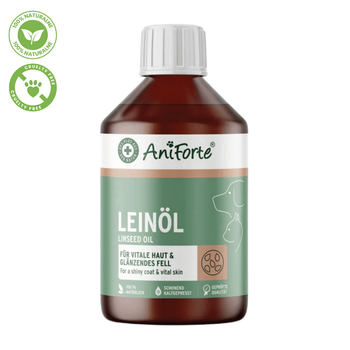AniForte ® Leinöl – 100% Naturalny Olej Lniany dla Psa 100ml