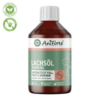 AniForte® Lachsöl – 100% Naturalny Olej z Łososia dla Psa 100ml