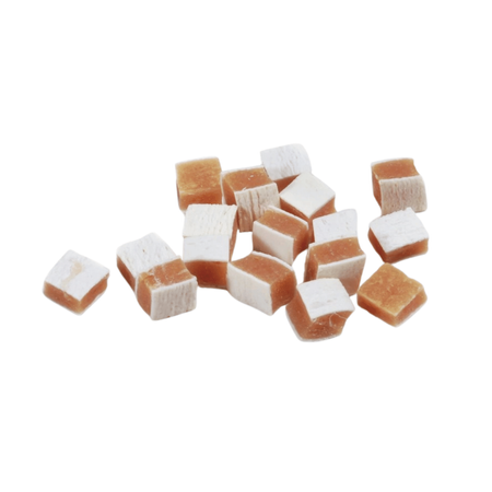 WeliSnack Morsetti di Salmone - 100% Naturalne, Bezglutenowe Smaczki z Łososiem i Dorszem dla Psa 75g