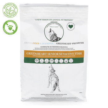 Greenheart Senior Sensitive Fish – Hipoalergiczna Karma Sucha z Łososiem dla Psów Starszych 3kg